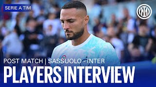 SASSUOLO 12 INTER  DAMBROSIO AND DZEKO INTERVIEWS 🎙️⚫🔵 [upl. by Muldon799]