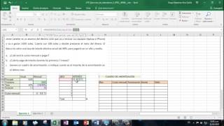 Ejercicios de Excel  Funciones financieras Caso1 [upl. by Anelak789]