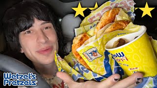 Trying Wetzel Pretzels ENTIRE MENU [upl. by Girardi996]