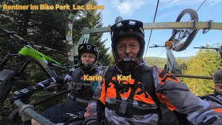 Rentner im BikePark Lac Blanc [upl. by Otrebmuh304]