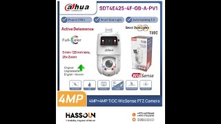 Dahua PTZ DH SDT4E425 4F GB A PV1  TIOC Auto Tracking Active Ditarance camera configurtion [upl. by Noli]