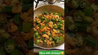 Tasty OKRA with shrimps okradish [upl. by Lepine]