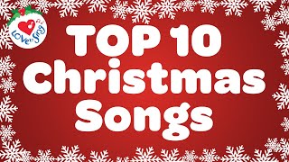 Top 10 Christmas Songs with Lyrics 🎄 Merry Christmas 2024 Playlist 🎅 [upl. by Odrarebe807]