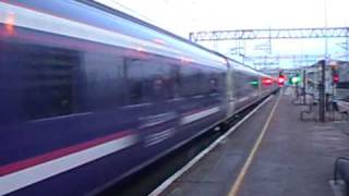 Caledonian sleeper speeding through Milton Keynes [upl. by Hilarius246]