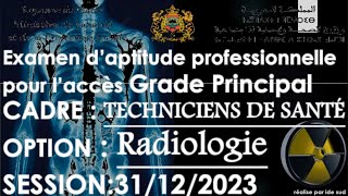 EAP technicien de sante OPTION tech radiologie COMPLET 2023 [upl. by Aneerhs]