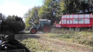 4 Schnitt 2011 Laden mit Fendt Favorit 712 Vairo und Pöttinger Europrofi 2 im Einsatz [upl. by Ikey]