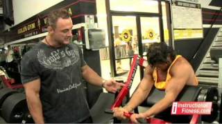 Instructional Fitness  Hammer Preacher Curls [upl. by Norac]