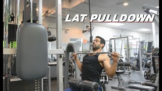 How To Do A Lat Pulldown  For Beginners [upl. by Anibor314]