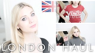 LONDON HAUL  TRY ON  Topshop New Look Superdry   Beauty amp Fashion [upl. by Aggy834]