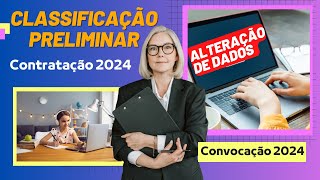 Como fazer Alteração Correção de Dados e Consulta a Lista de Classificação Preliminar SEEMG 2024 [upl. by Nylrahs562]