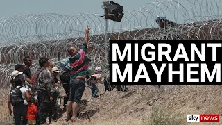 MIGRANT MAYHEM Bidens border falls apart as cities are flooded [upl. by Krigsman]