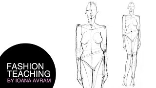 How to do fashion sketches step by step [upl. by Shelby]