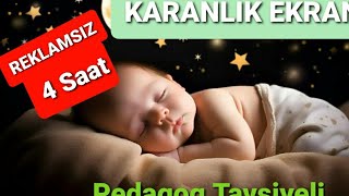 SAKİNLEŞTİRİCİ MÜZİK EŞLİĞİNDE PİŞ PİŞ ANNE SESİ 4 SAAT REKLAMSIZ KARANLIK EKRAN [upl. by Felder]