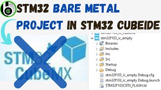 STM32 Bare Metal ProjectEmpty project Setup in STM32CubeIDE  Blue Pill EmbeddedC CodeCMSIS [upl. by Einnaoj837]