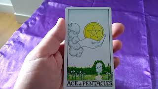 Ace of pentacles Tarot card meaning [upl. by Navert]