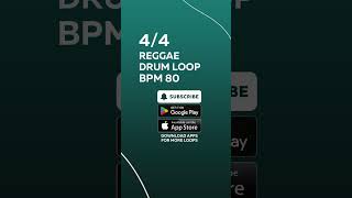 44 REGGAE DRUM LOOP  BPM 80 drumloop bpm drumbeat flstudio metronome musicproducer [upl. by Ahker310]