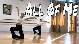 All Of Me choreography  John Legend  contemporary lyrical jazz dance [upl. by Fabri622]