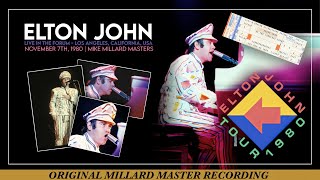 Elton John  Live in Inglewood November 7th 1980 [upl. by Ennaesor]