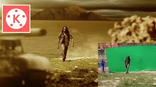 Green screen VFX Tutorial by KINEMASTER [upl. by Akemat]