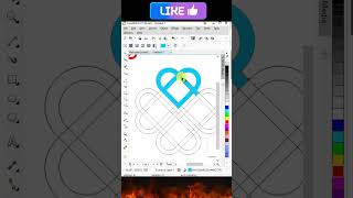 Creative logo in coreldraw coreldraw letter logo how to create logo coreldrawtutorial corellogo [upl. by Anileda]