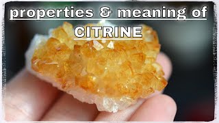 Citrine Meaning Benefits and Spiritual Properties [upl. by Eltsyrk173]