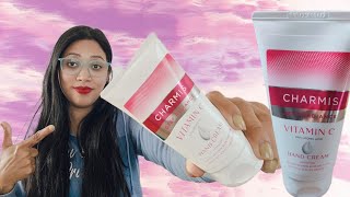 Charmis Hand Cream ReviewampDemoWith Vitamin C amp Hylaronic AcidBeauty Tips By Mahira [upl. by Hubing]