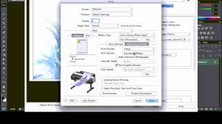 Photoshop CS6  Printing to a Canon iPF Printer  Mac [upl. by Lazarus943]