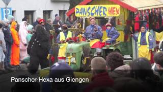 Großer Faschingsumzug in Dischingen 2015 [upl. by Kinna]