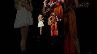 Taylor Swift calls Sabrina Carpenter on the stage erastourconcert taylorswift [upl. by Eileek]