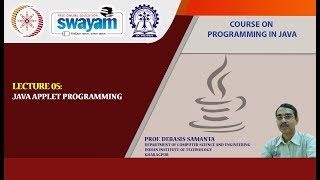 Lecture 05 Java Applet Programming [upl. by Suzie]