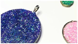 DIY Faux DruseDruzy Stone Necklace [upl. by Dimitris]