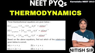 Three thermochemical equations are given below [upl. by Eenad]