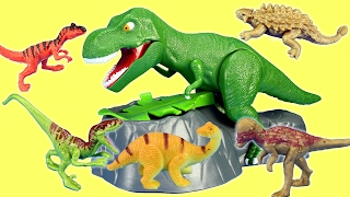 Dinosaur Trex Dino Meal Game Rescue Jurassic World Minifigures Dinosaurs For Kids [upl. by Venus]