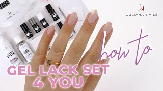 Gel Lack Set 4 YOU  Vegan hema frei lösungsmittelfrei und hypoallergen  Juliana Nails [upl. by Asirram864]