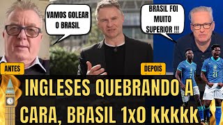 Mídia Inglesa Brasil 1x0 Inglaterra Antes E Depois kkkk [upl. by Anaeed]