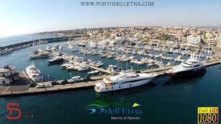 Porto dellEtna quotMarina di Ripostoquot FULL HD Riprese aeree By Sicilia Drone [upl. by Kimitri]