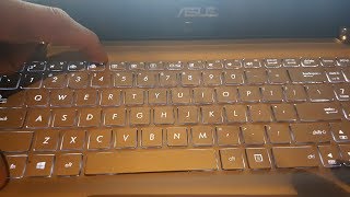 How to Turn OnOff Keyboard Back light And Screen Brightness Asus Laptops [upl. by Neal]