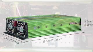 Edecoa 1000w Pure Sine Wave Inverter for Motorhome Camper or RV Adria [upl. by Baumann]