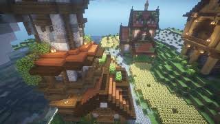 Minecraft Medieval Town Tour  ITZMEABDUL [upl. by Llertnek]