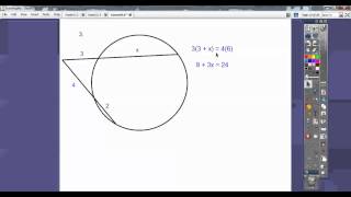 Segment Lengths in Circles [upl. by Acceb]