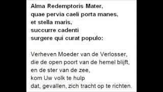 Alma Redemptoris Mater Advent amp Kersttijd Mariaantifoon Plechtige toon [upl. by Llerdnad]