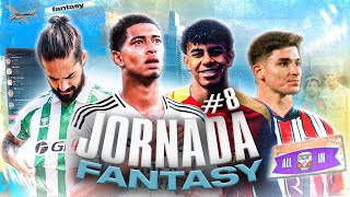 JORNADA 8 ANÁLISIS FANTASY 202425  ALINEACIONES PROBABLES SANCIONADOS y LESIONADOS  Carrasco [upl. by Lacagnia465]