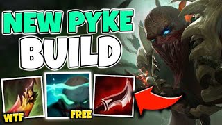 ABUSE THIS BROKEN PYKE BUILD WHILE YOU CAN NEW DEATHS DANCE IS FREE WINS  League of Legends [upl. by Gawlas48]