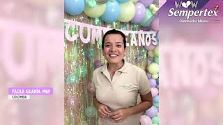 Tutorial  Cortina tonos pastel para decoración 🎈🌸 [upl. by Ahsinom]