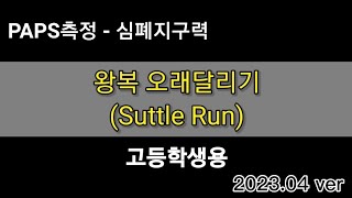 PAPS 왕복오래달리기셔틀런 2023년 4월ver 고등기준표 [upl. by Kaitlin711]