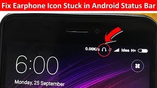 How to Fix Earphone Icon Stuck on Android Status Bar [upl. by Bicknell]