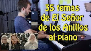 Todos los temas de El Señor de los Anillos al piano [upl. by Spear]