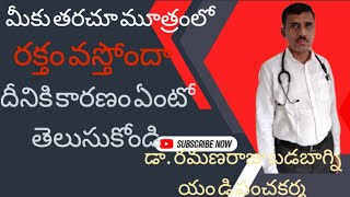 మూత్రంలో రక్తం వెళ్ళటానికి కారణం డా రమణారాజు బడబాగ్నిhematuria [upl. by Brandtr]