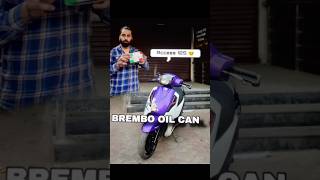 Brembo oil can installation Access 125 oilcan brembobrake accesslovers [upl. by Haroppizt]