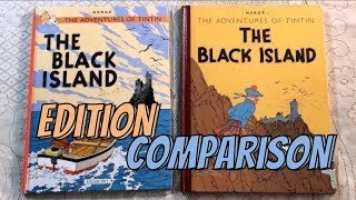 TINTIN Edition Comparison The Black Island 1943 vs The Black Island 1966 Part 1 of 2 [upl. by Fineberg]